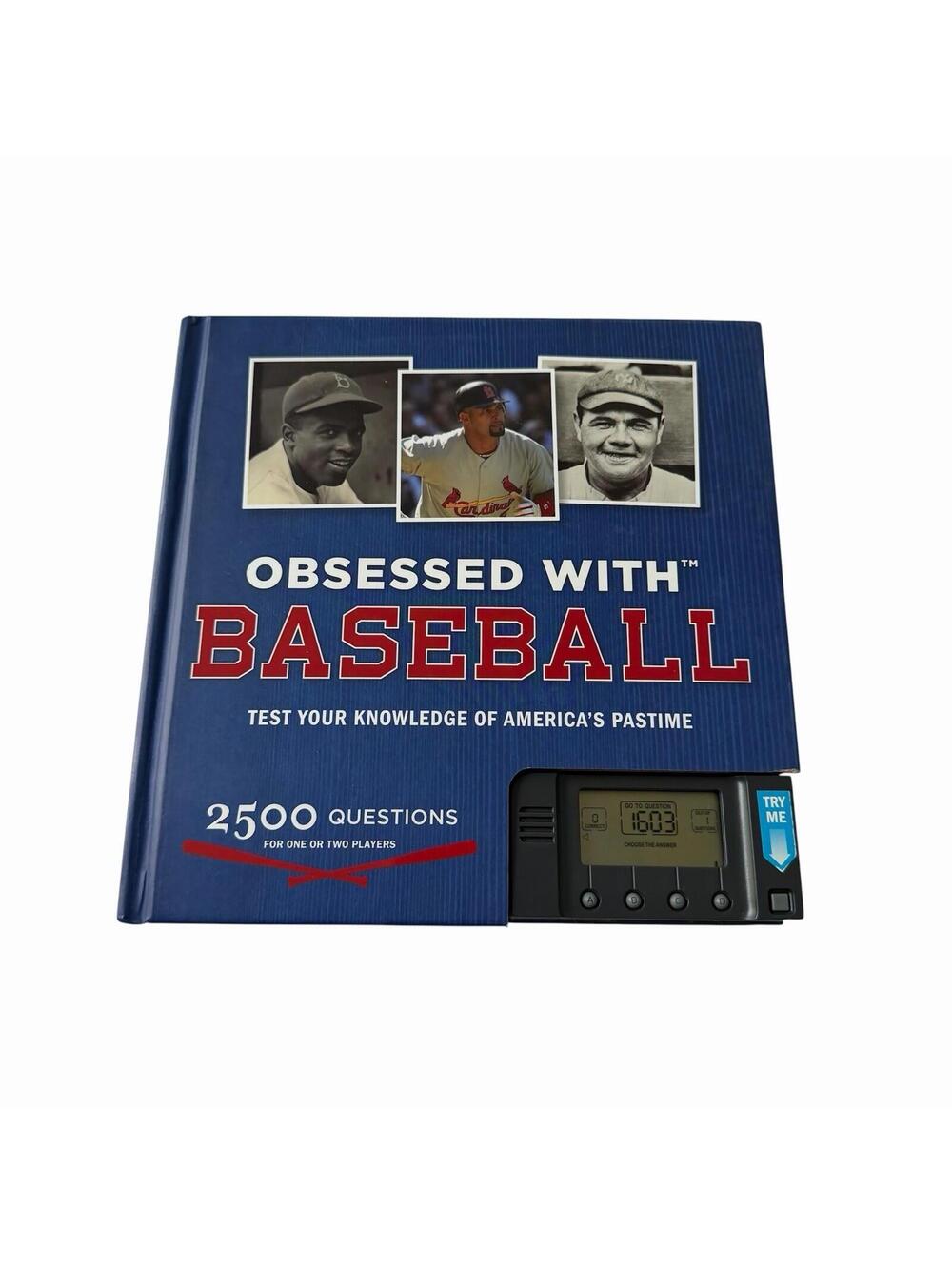 Obsessed With Baseball 2500 Questions Trivia Book with Electronic Module 2007